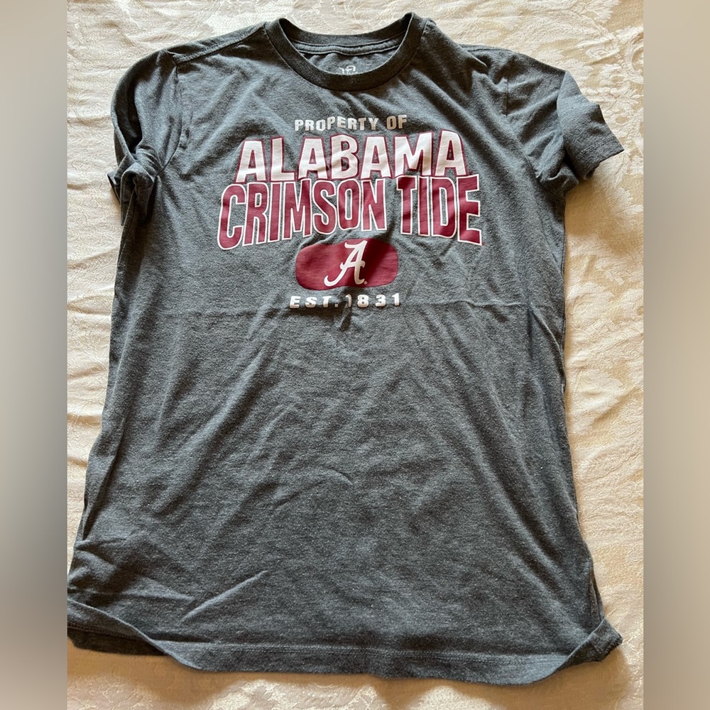 Alabama Crimson Tide Roll Tide Football Cotton short sleeve Tee
